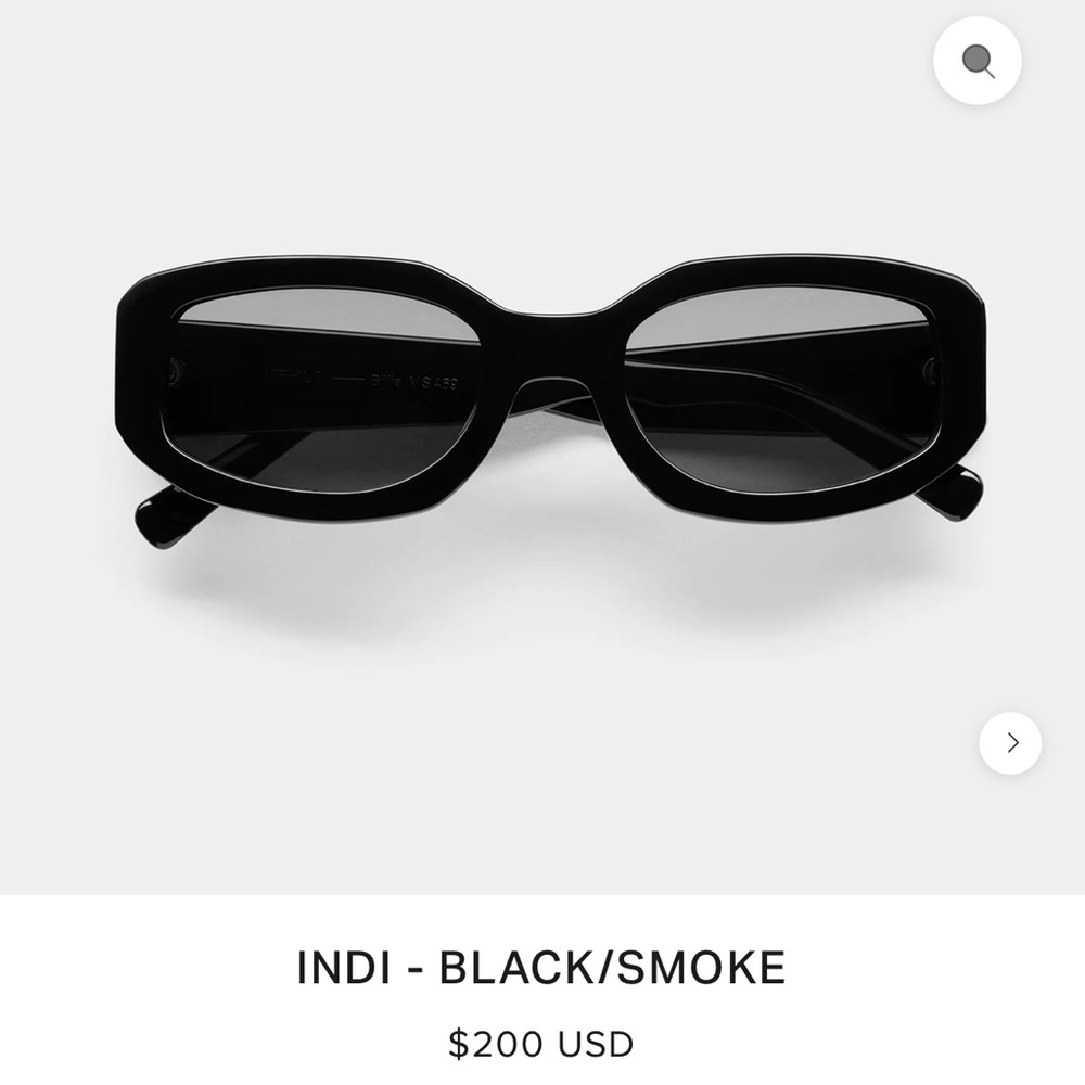 Vehla Indi Sunglasses - Black/Smoke